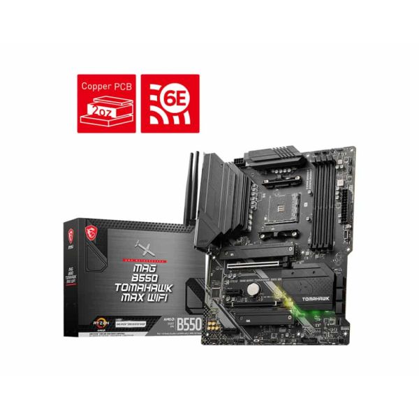 MSI MAG B550 TOMAHAWK MAX WIFI AMD B550 Socket AM4 ATX (7C94-043R) MSI MAG B550 TOMAHAWK MAX WIFI AMD B550 Socket AM4 ATX (7C94-043R)