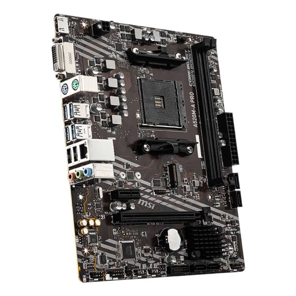 MSI A520M-A PRO moederbord AMD A520 Socket AM4 micro ATX (7C96-001R)