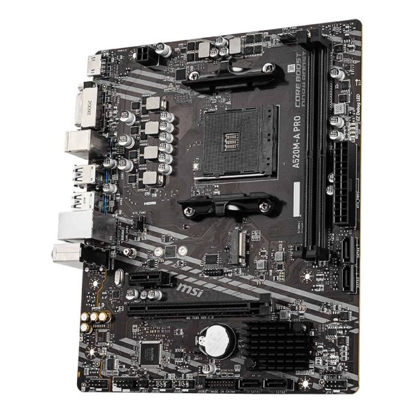 MSI A520M-A PRO moederbord AMD A520 Socket AM4 micro ATX (7C96-001R) MSI A520M-A PRO moederbord AMD A520 Socket AM4 micro ATX (7C96-001R)