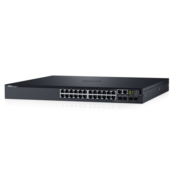 DELL PowerConnect S3124 Managed L2/L3 Gigabit Ethernet (10/100/1000) 1U Zwart (210-AIMQ)