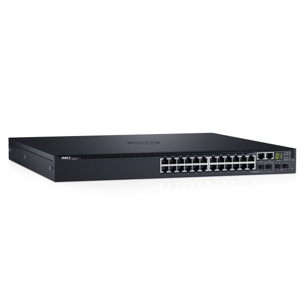 DELL PowerConnect S3124 Managed L2/L3 Gigabit Ethernet (10/100/1000) 1U Zwart (210-AIMQ)