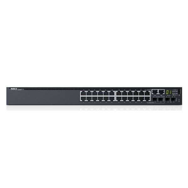 DELL PowerConnect S3124 Managed L2/L3 Gigabit Ethernet (10/100/1000) 1U Zwart (210-AIMQ)