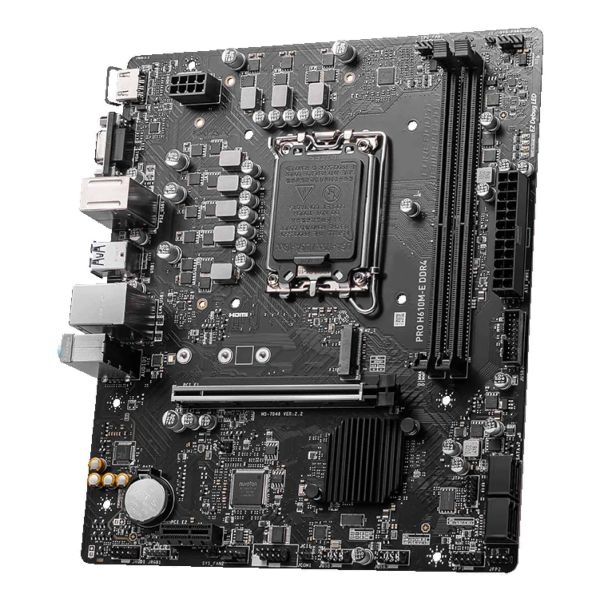 MSI PRO H610M-E DDR4 moederbord Intel H610 LGA 1700 micro ATX (7D48-001R)