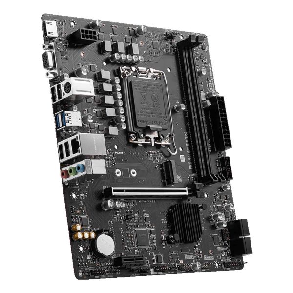 MSI PRO H610M-E DDR4 moederbord Intel H610 LGA 1700 micro ATX (7D48-001R)