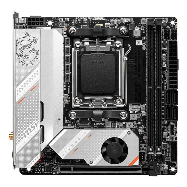 MSI MPG B650I EDGE WIFI moederbord AMD B650 Socket AM5 mini ITX (7D73-001R)