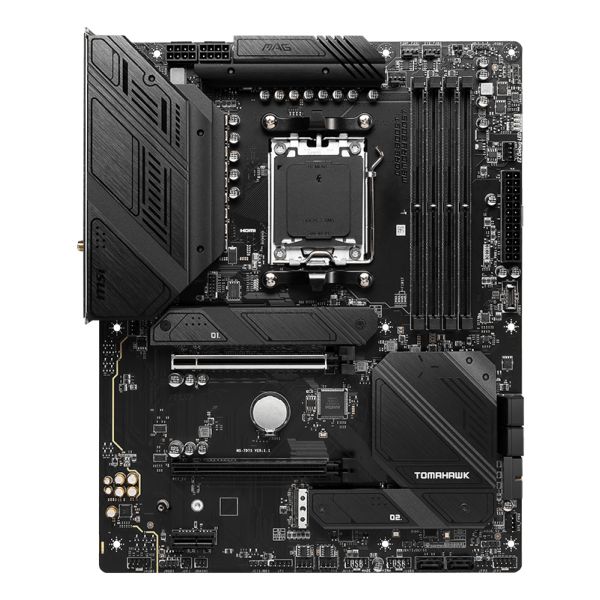 MSI MAG B650 Tomahawk WIFI AMD B650 Socket AM5 ATX (7D75-001R) MSI MAG B650 Tomahawk WIFI AMD B650 Socket AM5 ATX (7D75-001R)