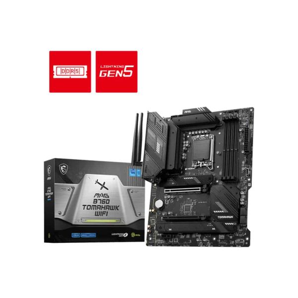 MSI MAG B760 TOMAHAWK WIFI moederbord LGA 1700 ATX (7D96-003R)