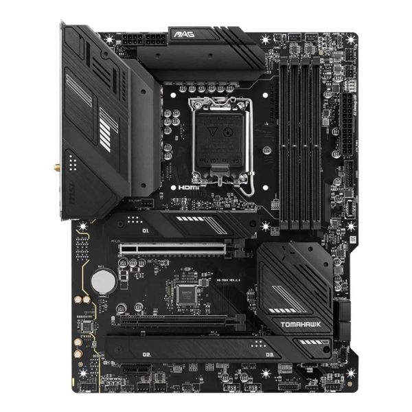 MSI MAG B760 TOMAHAWK WIFI moederbord LGA 1700 ATX (7D96-003R) MSI MAG B760 TOMAHAWK WIFI moederbord LGA 1700 ATX (7D96-003R)