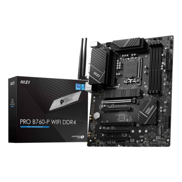 MSI PRO B760-P WIFI DDR4 moederbord LGA 1700 ATX (7D98-001R)