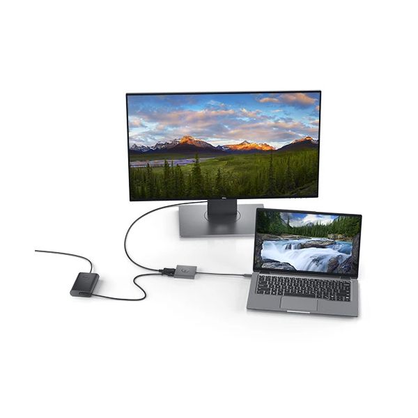 DELL adapter USB-C naar HDMI/DP met Power Pass-Through (470-AEGY)