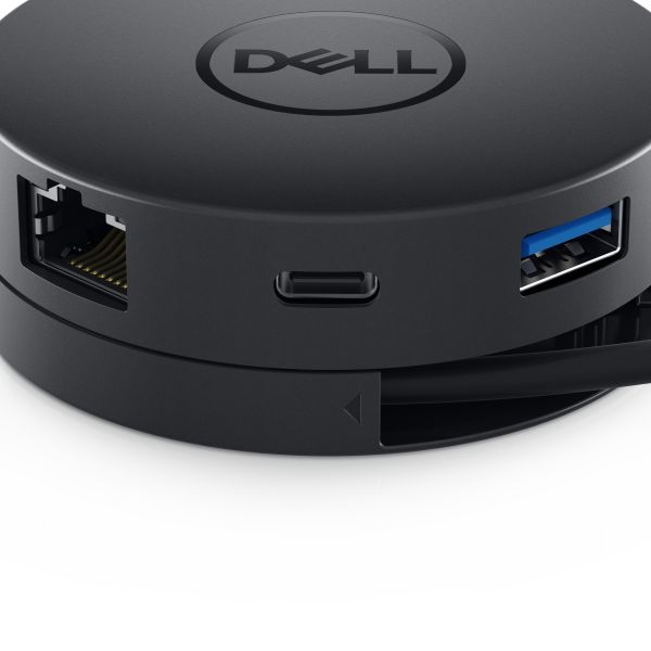 DELL DA300 Bedraad USB 3.2 Gen 2 (3.1 Gen 2) Type-C Zwart (492-BCJL)