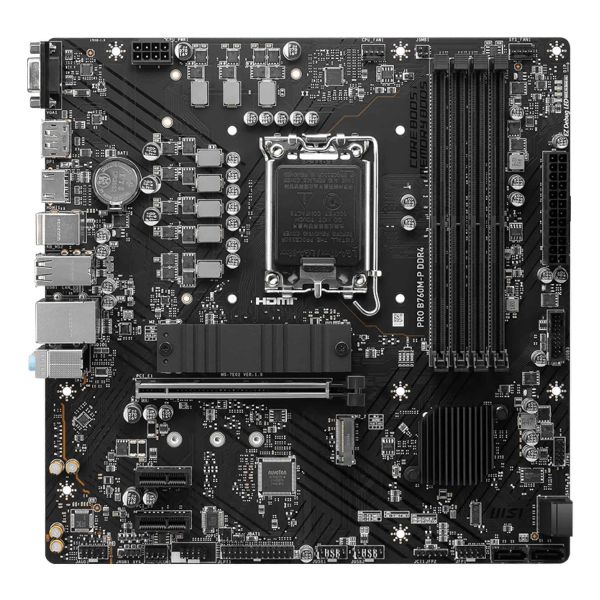 MSI PRO B760M-P DDR4 moederbord Intel B760 LGA 1700 micro ATX (7E02-001R)