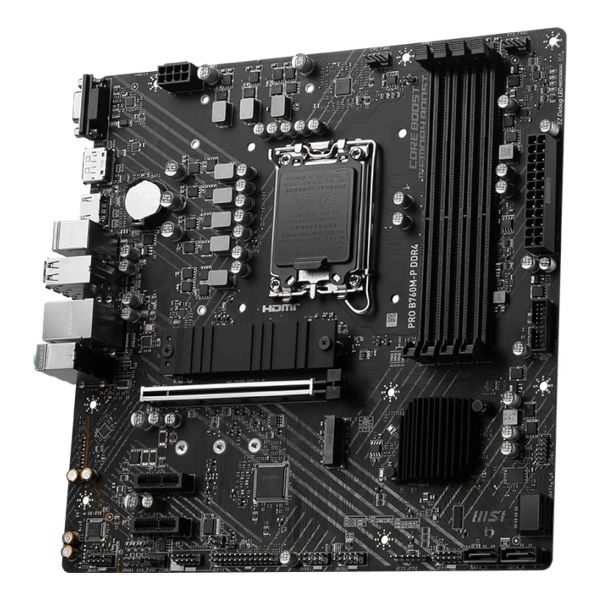 MSI PRO B760M-P DDR4 moederbord Intel B760 LGA 1700 micro ATX (7E02-001R)
