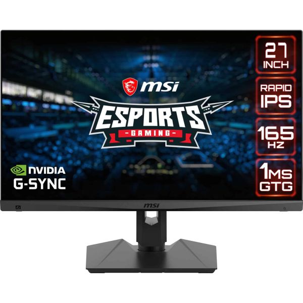 MSI Optix MAG274QRFDE-QD computer monitor 68,6 cm (27") 2560 x 1440 Pixels Wide Quad HD LCD Zwart (9S6-3CA8DA-028)