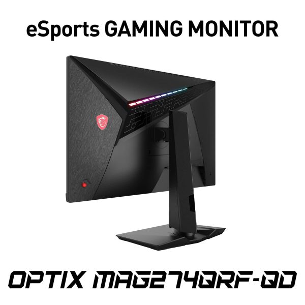 MSI Optix MAG274QRFDE-QD computer monitor 68,6 cm (27") 2560 x 1440 Pixels Wide Quad HD LCD Zwart (9S6-3CA8DA-028)