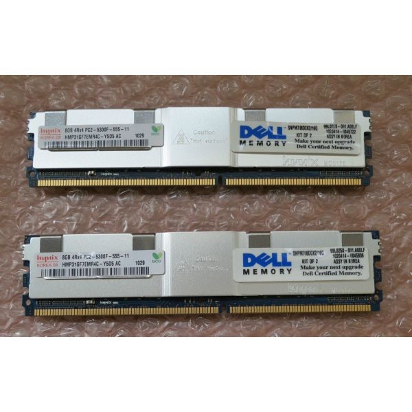Dell 16GB (2x8GB) 4Rx4 DDR2-667MHz Refurbished Geheugenkit (A6991817-RFB)