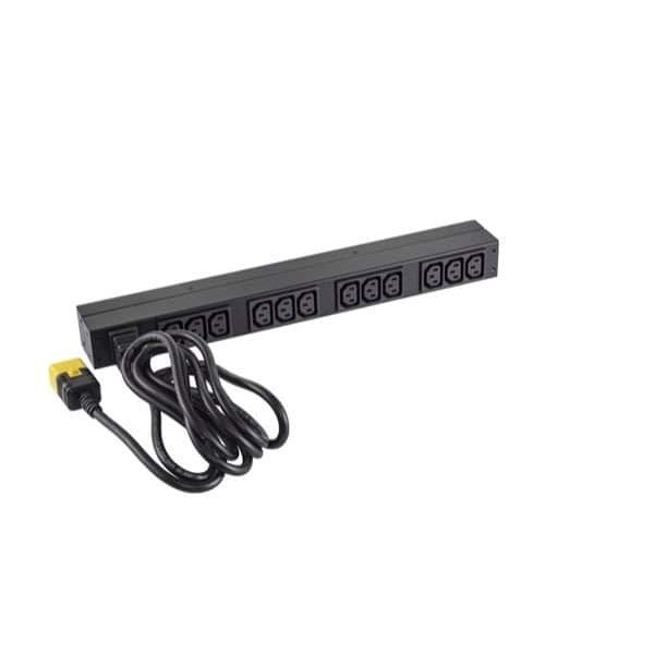 APC Rack PDU AP9565, Basic, 0U/1U, 16A, 230V, (12x) C13, C20 stekker (AP9565) APC Rack PDU AP9565, Basic, 0U/1U, 16A, 230V, (12x) C13, C20 stekker (AP9565)