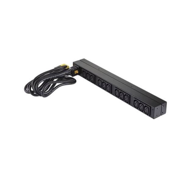 APC Rack PDU AP9565, Basic, 0U/1U, 16A, 230V, (12x) C13, C20 stekker (AP9565)