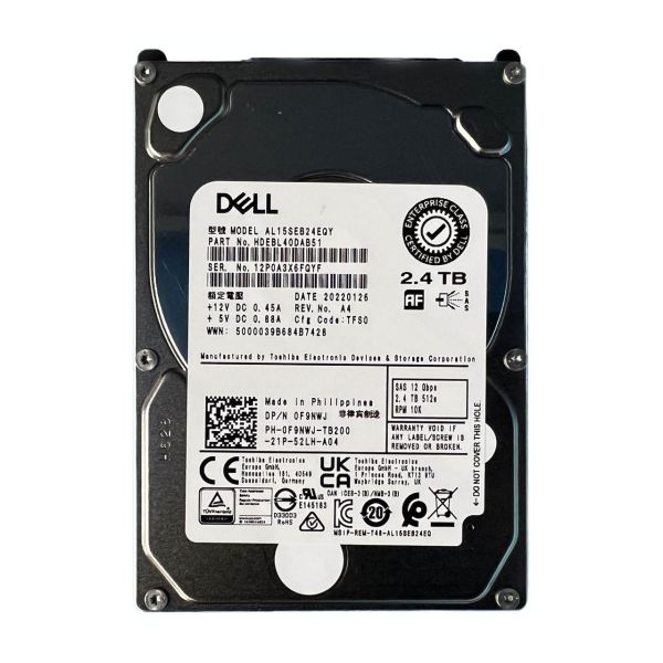 Dell 120GB SSD 6G SATA 2.5 RI Refurbished (F98R4-RFB)