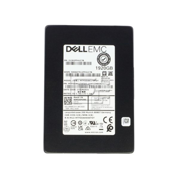Dell SSDR,1.9T,2E,IT06,2.5,C,53,EC (MMCDY-RFB)