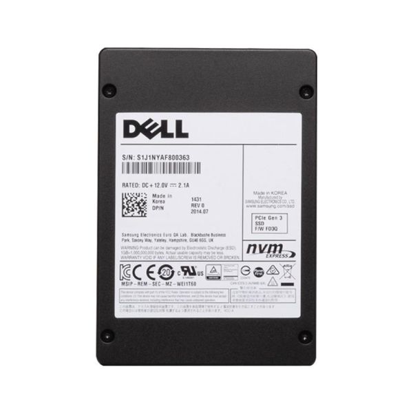 Dell SSDR 2TB NVME PCIE 2.5 P3600 (P98F6-RFB)