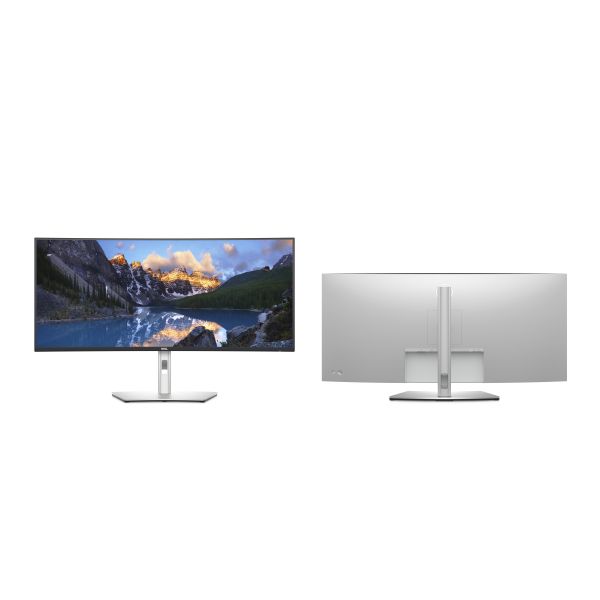 DELL UltraSharp U3824DW computer monitor 96,5 cm (38") 3840 x 1600 Pixels Wide Quad HD+ LCD Zwart, Zilver (U3824DW)