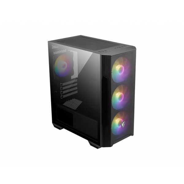 MSI MAG FORGE M100R computerbehuizing Midi Tower Zwart, Transparant (MAG FORGE M100R)