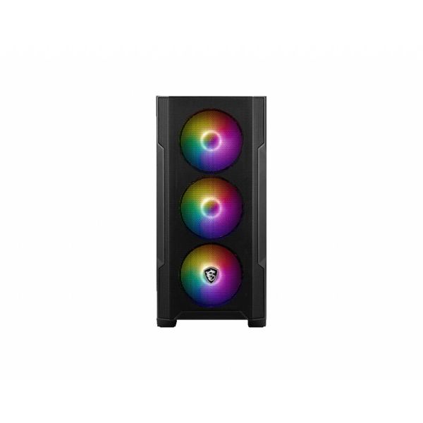 MSI MAG FORGE M100R computerbehuizing Midi Tower Zwart, Transparant (MAG FORGE M100R)