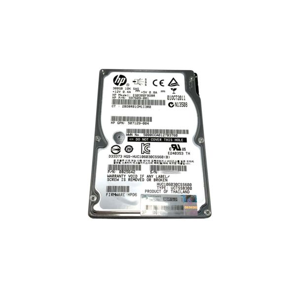 HP 300GB SAS Hard Drive Hot Plug (4053162130029-RFB)