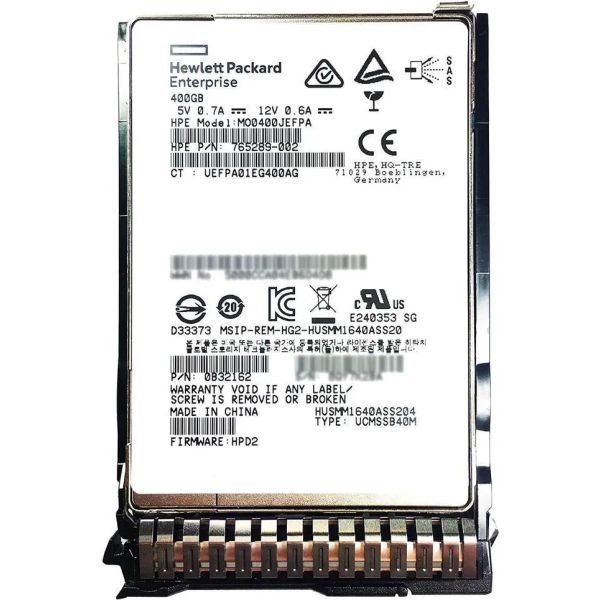 HPE 400GB Hot-Plug Solid State Drive (4053162395268-RFB)