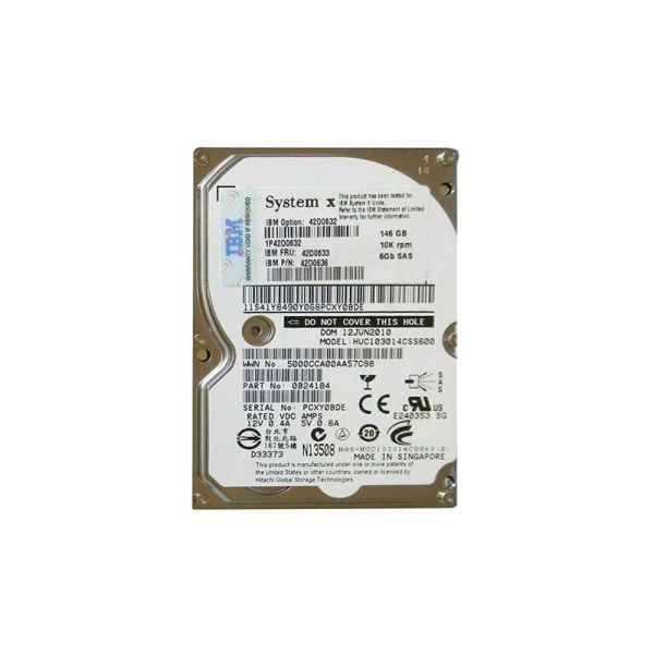 HP HDD 146GB 10K 6G 2.5 SAS DP (507119-005-RFB)
