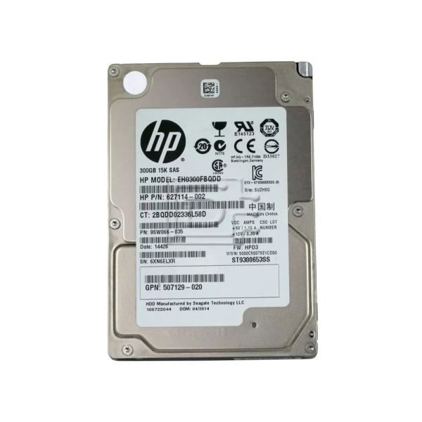 HP M6625 300GB SAS 15K 2.5" Refurbished (627114-002-M6625-RFB)