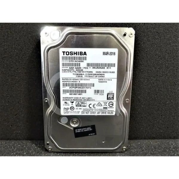 HP HDD 500GB 7200RPM (661697-001-RFB)