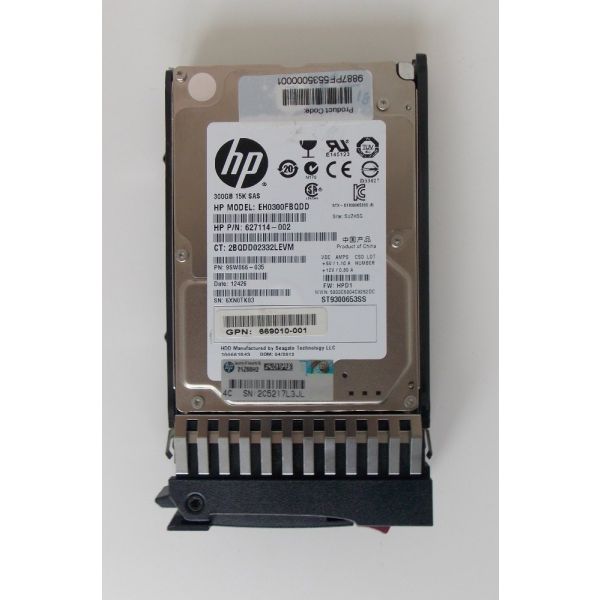 HP 300GB SFF 15K RPM SAS Hard Drive (665750-001-RFB)