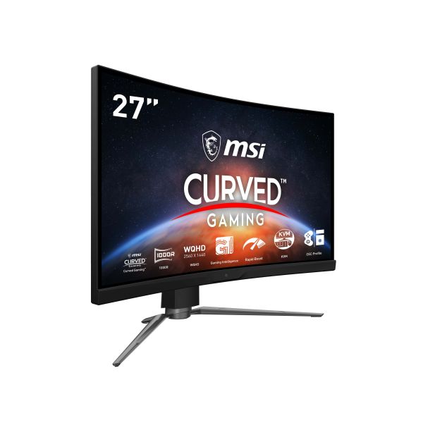 MSI MPG Artymis 273CQR computer monitor 68,6 cm (27") 2560 x 1440 Pixels Wide Quad HD LCD Zwart (MPG ARTYMIS 273CQR) MSI MPG Artymis 273CQR computer monitor 68,6 cm (27") 2560 x 1440 Pixels Wide Quad HD LCD Zwart (MPG ARTYMIS 273CQR)