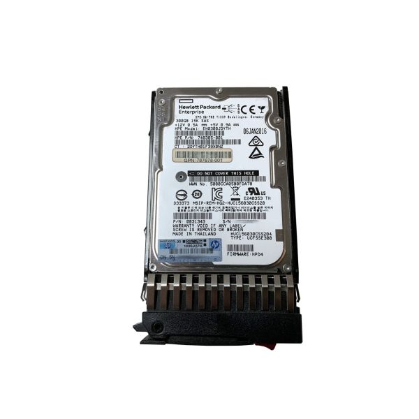 HP HDD MSA 300GB 12G 15K 2.5 INCH (787640-001-RFB)