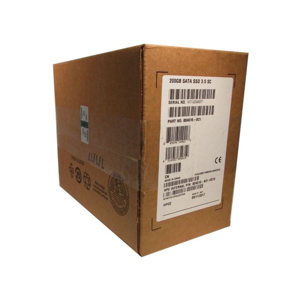 HP 200GB 6G SATA MU-2 LFF SCC SSD (804616-B21-RFB)