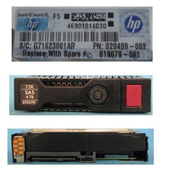 HPE 4 TB 12G 3.5 Internal (820409-004-RFB)