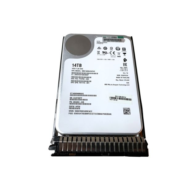 HP HDD 2TB 6G 7.2K LFF SATA SC (870114-001-RFB)