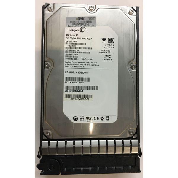 HP 750GB SATA 7.2K 3.5 HARD DRIVE (GB0750C4414-RFB)