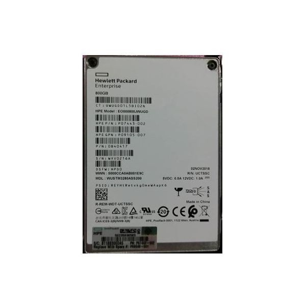 HP 800GB SAS Wi SFF Sc DS SS (P09100-B21-RFB)