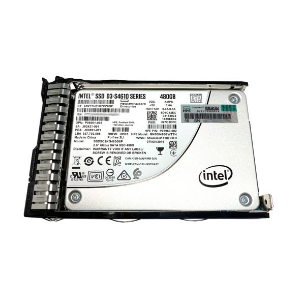 HP DRV SSD 480GB SFF SATA SC MU (P18477-001-RFB)
