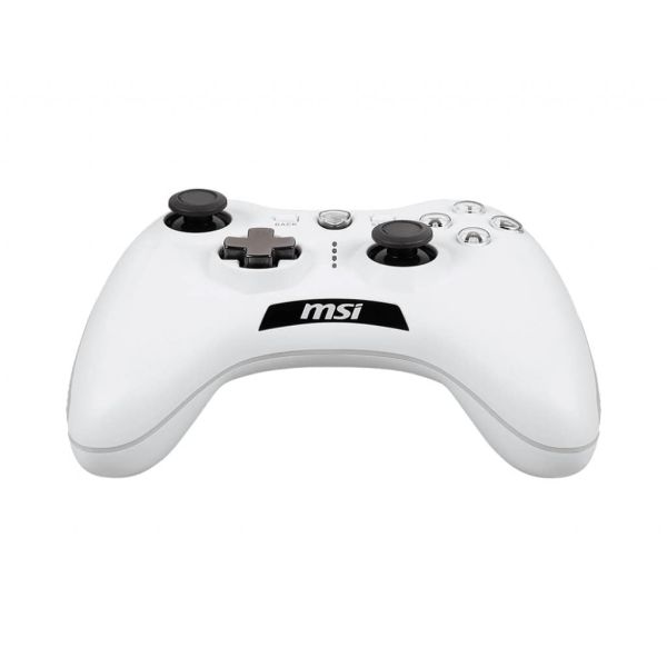 MSI Force GC20 V2 Wit USB 2.0 Gamepad Analoog/digitaal Android, PC (S10-04G0020-EC4)