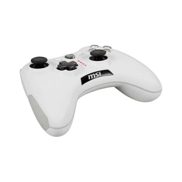 MSI Force GC20 V2 Wit USB 2.0 Gamepad Analoog/digitaal Android, PC (S10-04G0020-EC4)