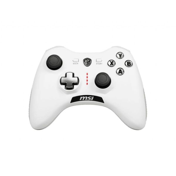 MSI Force GC20 V2 Wit USB 2.0 Gamepad Analoog/digitaal Android, PC (S10-04G0020-EC4)