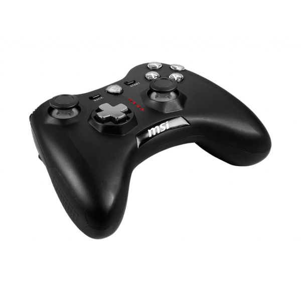 MSI Force GC20 V2 Zwart USB 2.0 Gamepad Analoog/digitaal Android, PC (S10-04G0050-EC4)