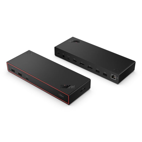 Lenovo ThinkPad USB4 Dock 5000 Bedraad Thunderbolt 4 Zwart (40BF0100EU)