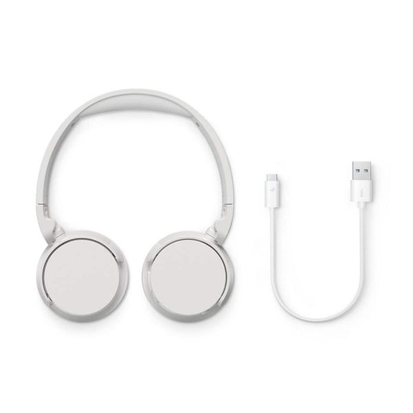Philips 4000 series TAH4209WT/00 hoofdtelefoon/headset Draadloos Hoofdband Oproepen/muziek Bluetooth Wit (TAH4209WT/00)