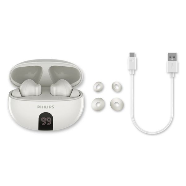 Philips TAT2520WT/00 hoofdtelefoon/headset Draadloos In-ear Oproepen/muziek Bluetooth Wit (TAT2520WT/00) Philips TAT2520WT/00 hoofdtelefoon/headset Draadloos In-ear Oproepen/muziek Bluetooth Wit (TAT2520WT/00)