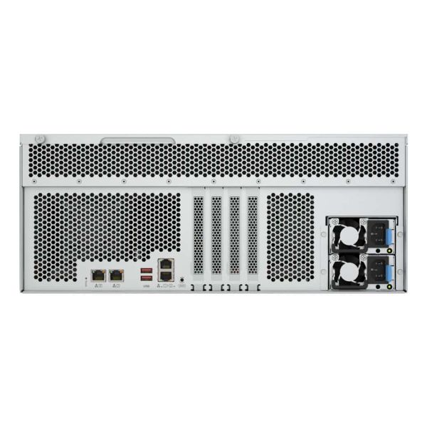 QNAP TS-H2477AXU-RP-R7D-24H05 data-opslag-server Opslagserver Rack (4U) AMD Ryzen™ 7 7745 32 GB DDR5 576 TB QNAP QTS Zwart, Grijs (TS-H2477AXU-RP-R7D-24H05)